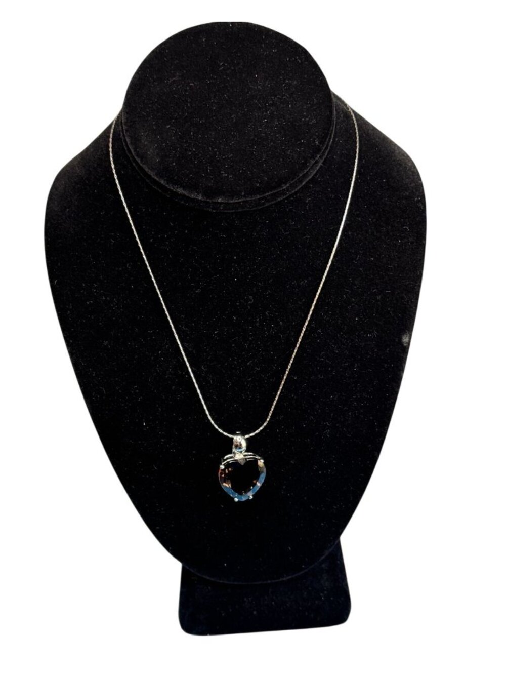Chateau D'Argent David Sigal Smoky Quartz Heart Sterling Pendant Canada - Picture 3 of 9